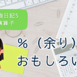 Nの勉強日記5：JavaScriptの算術演算子、特に%（余り）が面白い！